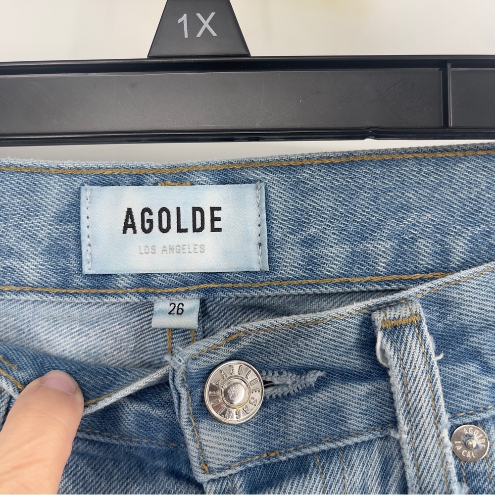 AGOLDE 90's Mid Rise Loose Fit Jeans in Fall Out - Picture 10 of 14